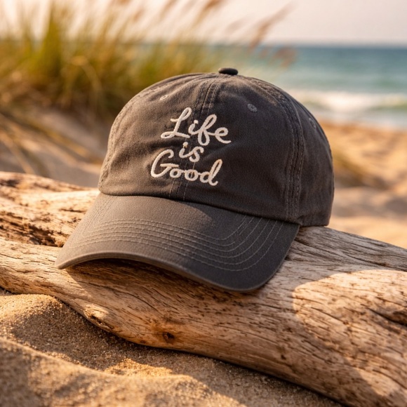 Accessories - NWT Life is Good GRAY versatile baseball hat for Men/women Have 2 in stock